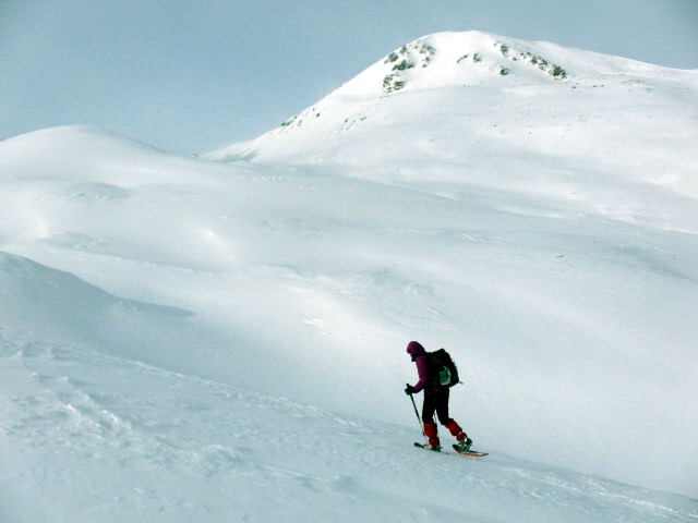 Foto: Wolfgang Lauschensky / Skitour / Mot dal Gajer 2797m / weites Kar unter dem Mot dal Gajer / 07.01.2015 20:59:34
