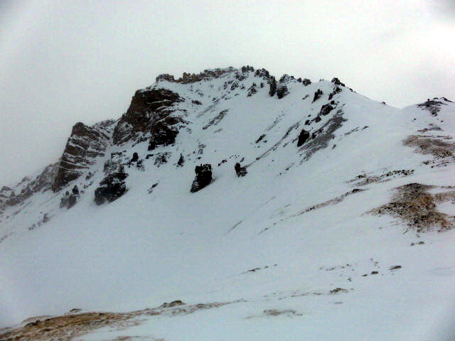 Foto: Wolfgang Lauschensky / Skitour / Mot dal Gajer 2797m / Piz Mezdi aus der Fuorcla Schombrina / 07.01.2015 20:59:21