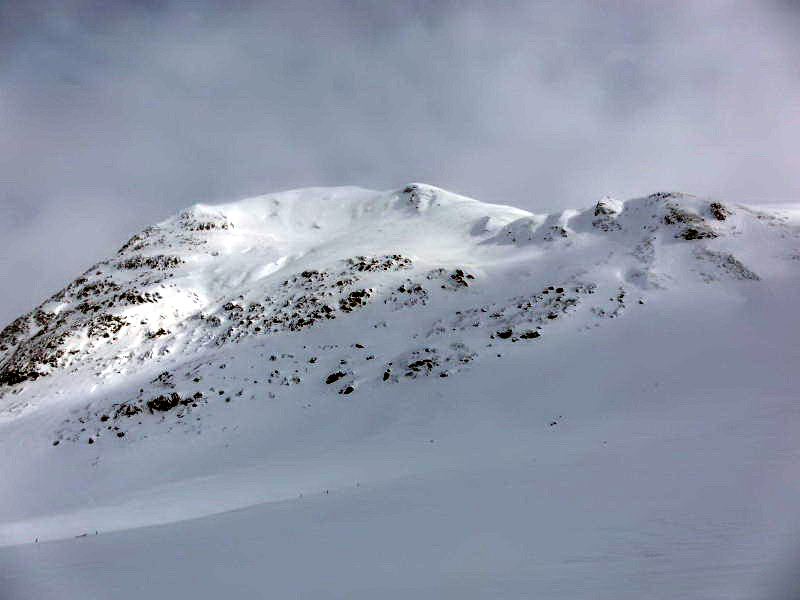Foto: Wolfgang Lauschensky / Skitour / Roccabella 2727m / Roccabella Westflanke aus dem Val Tgaoretga / 06.02.2015 21:08:12