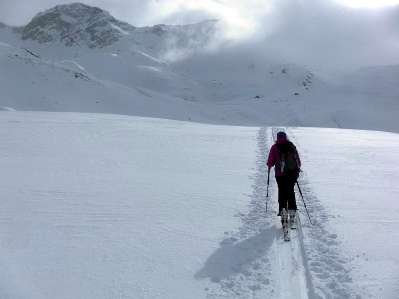 Foto: Wolfgang Lauschensky / Skitour / Roccabella 2727m / Einstieg in das Hochtal links / 06.02.2015 21:08:01