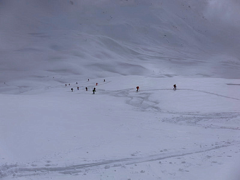 Foto: Wolfgang Lauschensky / Skitour / Roccabella 2727m / weitläufiger Gipfelhang / 06.02.2015 21:06:30