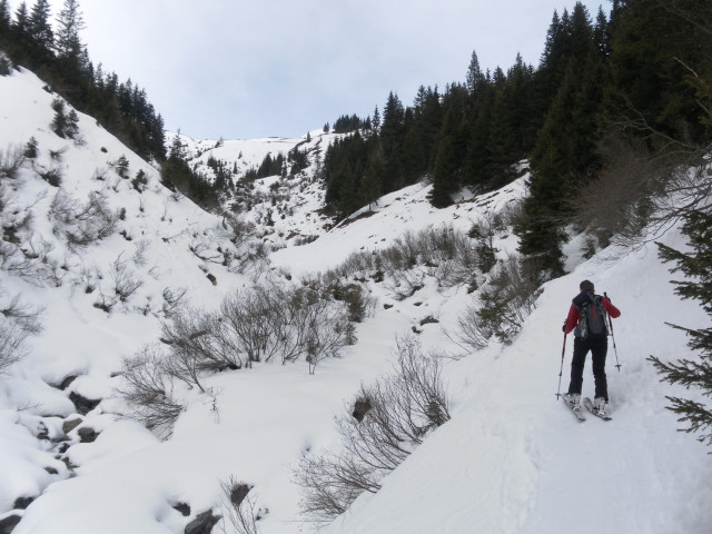 Foto: Wolfgang Lauschensky / Skitour / Hochkogel 2249m von Hochprack / Schluchtanstieg / 22.02.2015 20:35:41