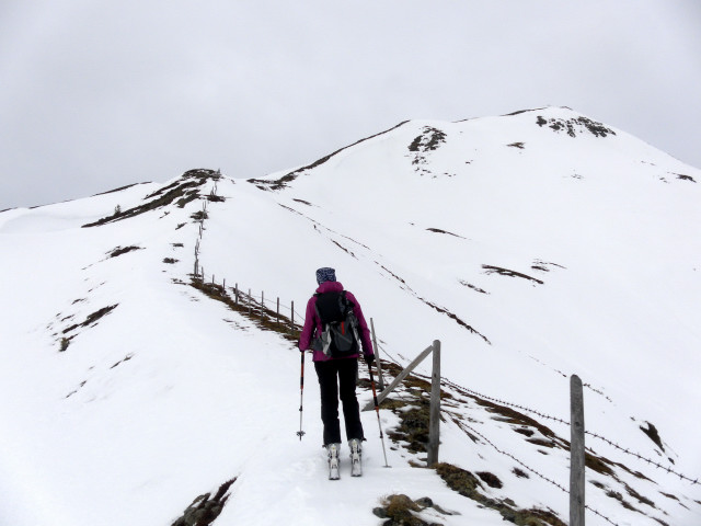 Foto: Wolfgang Lauschensky / Skitour / Hochkogel 2249m von Hochprack / Rückenwanderung / 22.02.2015 20:34:38
