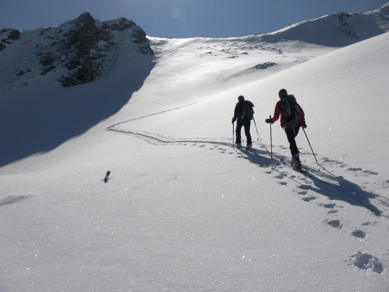 Foto: Wolfgang Lauschensky / Skitour / Frauenkogel 2424m Nordanstieg / Zustieg zum Nordostgrat / 20.03.2015 12:45:46