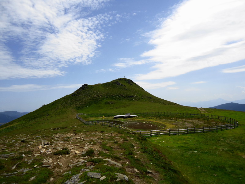 Foto: Günter Siegl / Wandertour / Mirnock über Palnock / Rückblick Rindernock / 24.07.2016 20:12:03