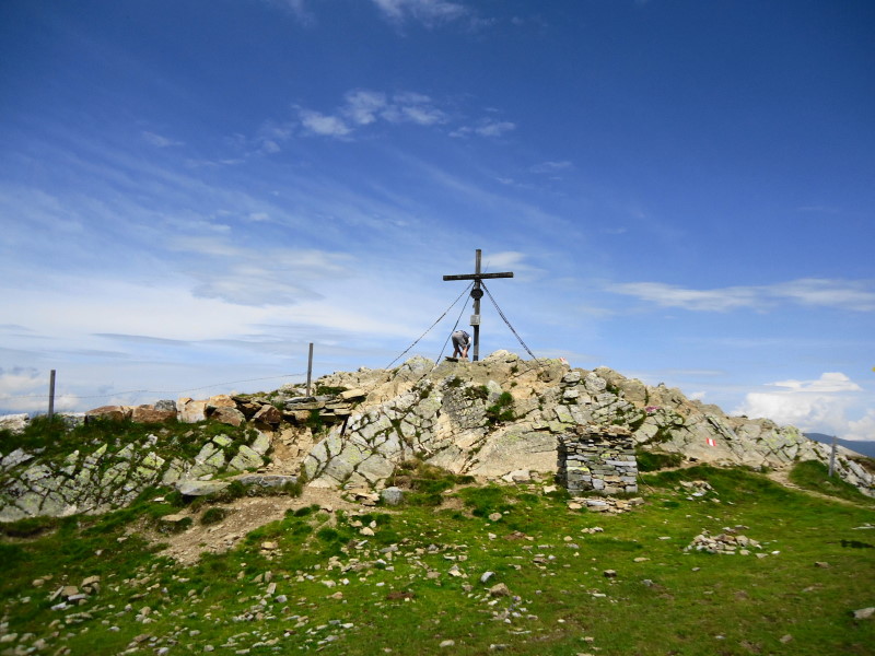 Foto: Günter Siegl / Wandertour / Mirnock über Palnock / Gipfel Mirnock / 24.07.2016 20:09:29