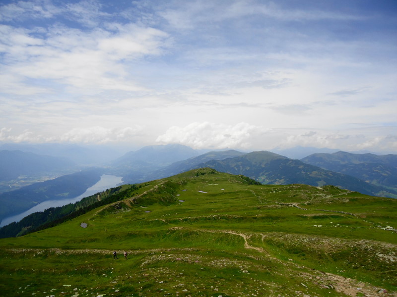 Foto: Günter Siegl / Wandertour / Mirnock über Palnock / Abstecher zum Bodeneck (Bildmitte) / 24.07.2016 20:07:30
