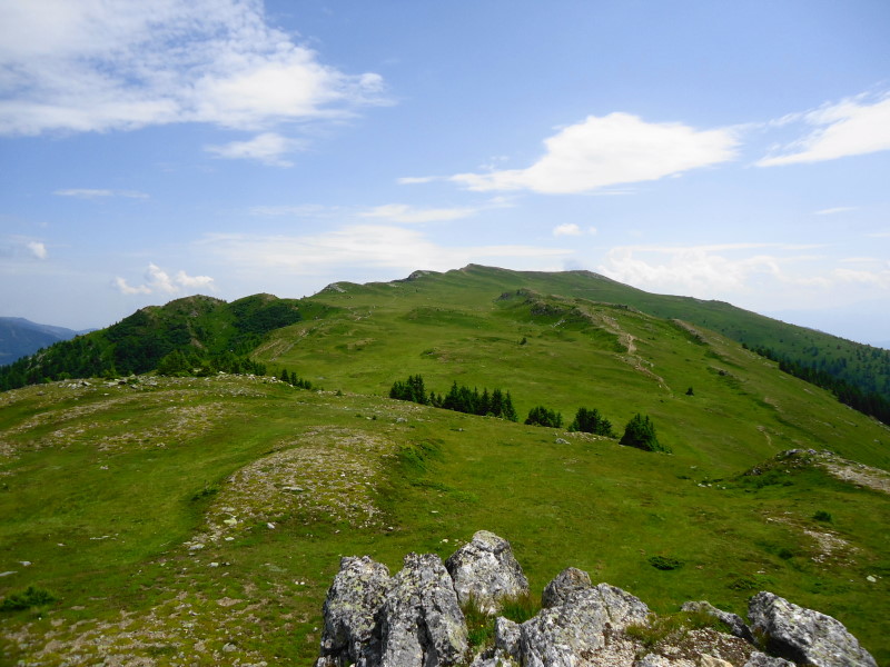 Foto: Günter Siegl / Wandertour / Mirnock über Palnock / Rückblick Mirnock / 24.07.2016 20:07:04