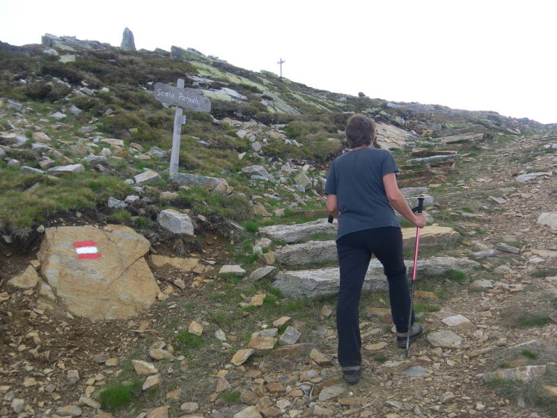 Foto: Wolfgang Lauschensky / Wandertour / Mirnock über Palnock / Treppe zum Gipfelrücken / 19.05.2015 20:46:07