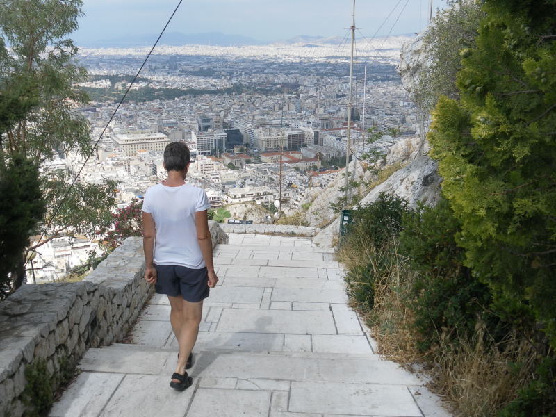 Foto: Wolfgang Lauschensky / Wandertour / Lykavittos oder Lykabettus 277m / Normalweg durch die Südflanke / 17.06.2015 17:27:43