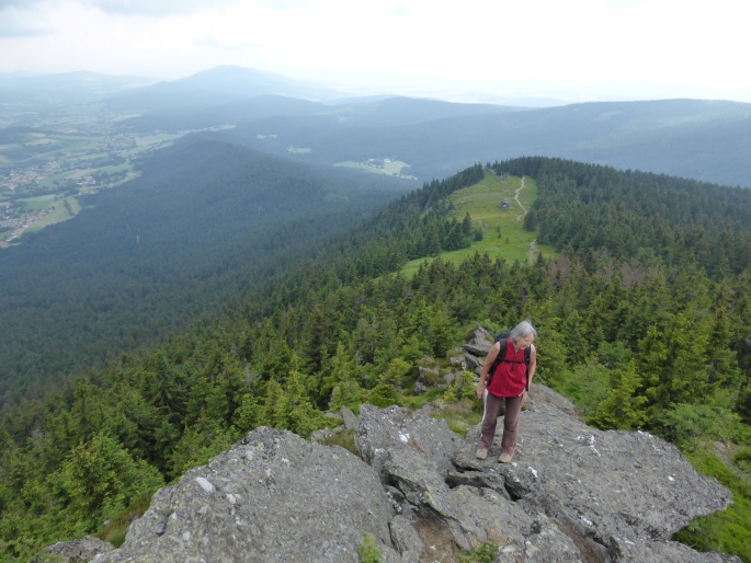 Foto: Manfred Karl / Wandertour / Großer und Kleiner Osser / Aufstieg zum Kleinen Osser / 15.08.2015 17:38:31