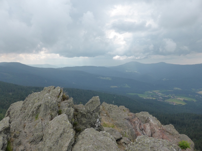 Foto: Manfred Karl / Wandertour / Großer und Kleiner Osser / Im Hintergrund der Arber / 15.08.2015 17:37:54
