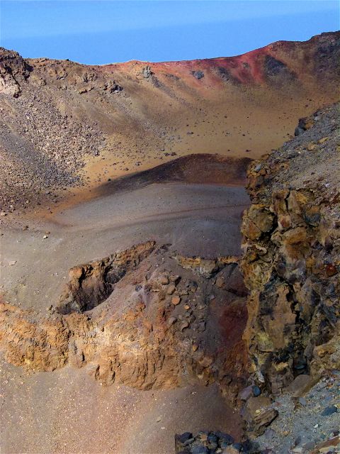Foto: Walter Ruttinger / Wandertour / Pico Sur 3106m / Narices del Teide /Teneriffa / Hauptkrater / 28.07.2015 17:08:00