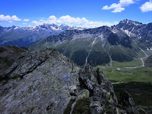 Foto: Andreas Koller / Wandertour / Naturwanderung am Piz Martegnas (2681m) / Am Gipfel des Piz Martegnas / 30.07.2015 23:32:23