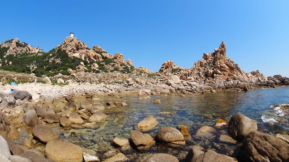 Foto: Datzi / Wandertour / Wanderung über eine Halbinsel zu einem Badestrand / Der Strand / 10.08.2015 15:43:55