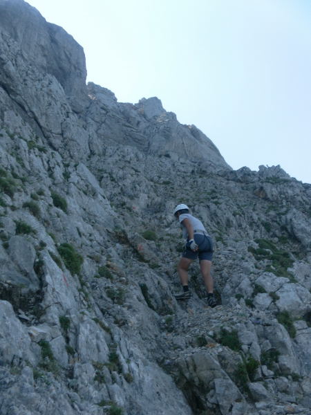 Foto: Wolfgang Lauschensky / Wandertour / Kleiner Buchstein 1990m Normalanstieg / steiler Schrofenhang / 15.08.2015 12:39:14