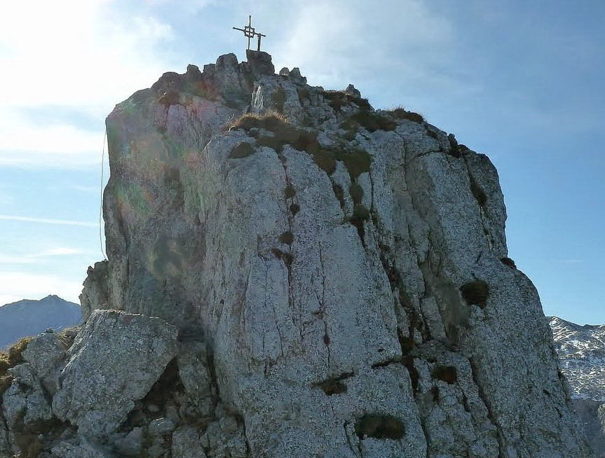 Foto: Wolfgang Lauschensky / Wandertour / Kleiner Buchstein 1990m Normalanstieg / Gipfelstock: links wird er überwunden / 15.08.2015 12:38:06