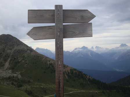 Foto: Wolfgang Dröthandl / Wandertour / Lutterkopf und Durakopf / Dolomitenblick - v. l. Haunold, Dürrenstein, Monte Cristallo, Hohe Gaisl / 18.08.2015 20:47:40
