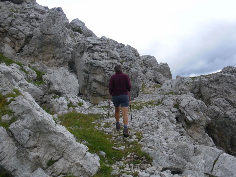 Foto: Wolfgang Lauschensky / Wandertour / Cima Coldai 2403m / am Blockgrat / 27.08.2015 14:32:12