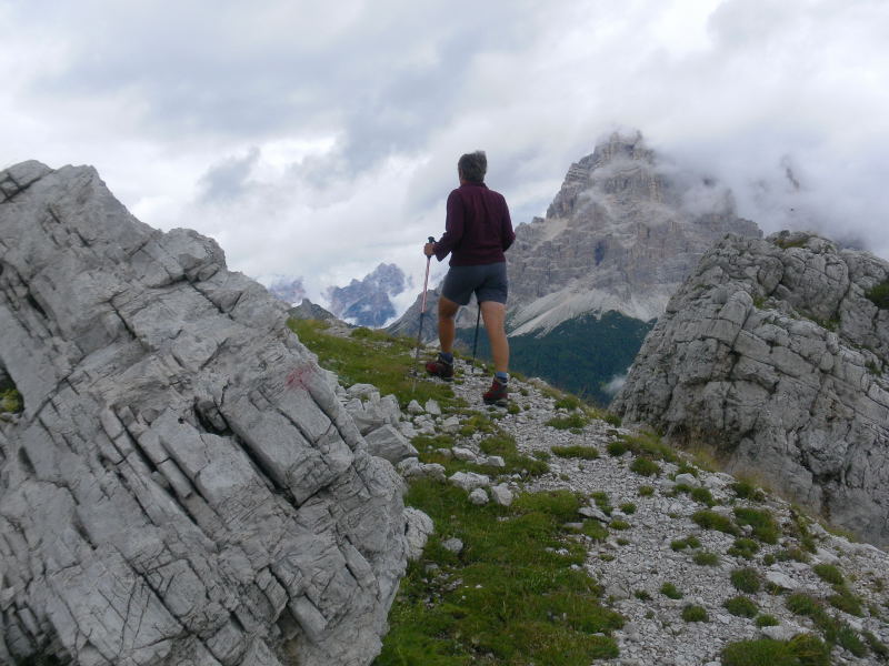 Foto: Wolfgang Lauschensky / Wandertour / Cima Coldai 2403m / Monte Pelmo im Nebel / 27.08.2015 14:31:54