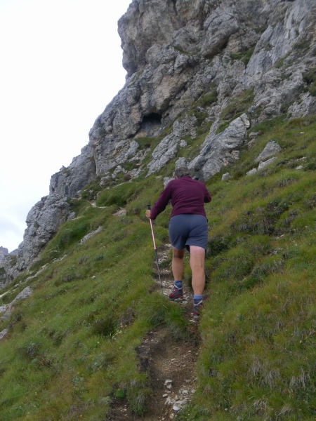 Foto: Wolfgang Lauschensky / Wandertour / Cima Coldai 2403m / Felszustieg / 27.08.2015 14:30:33