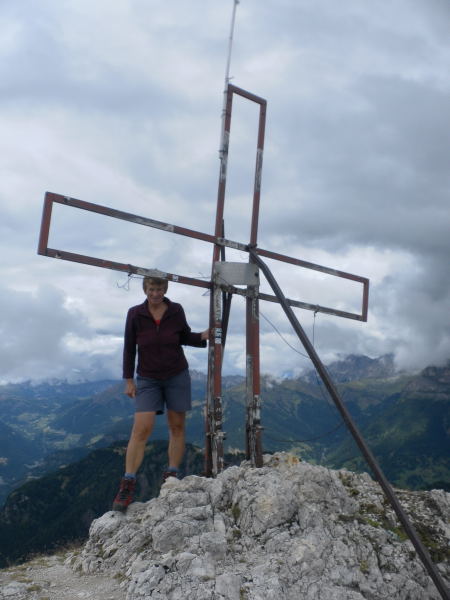 Foto: Wolfgang Lauschensky / Wandertour / Cima Coldai 2403m / Gipfelkreuz Nordost / 27.08.2015 14:29:51