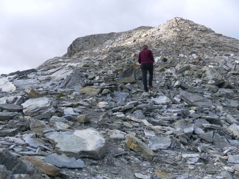Foto: Wolfgang Lauschensky / Wandertour / Punta Marinelli 3182m / am Nordrücken über dem Passo Marinelli Orientale / 20.09.2015 12:42:07