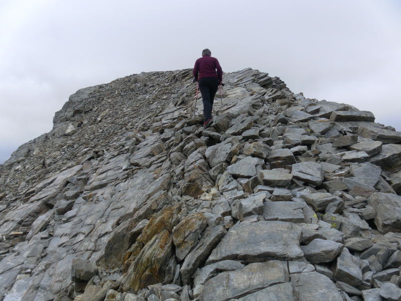 Foto: Wolfgang Lauschensky / Wandertour / Punta Marinelli 3182m / Gipfelgratrücken / 20.09.2015 12:41:23