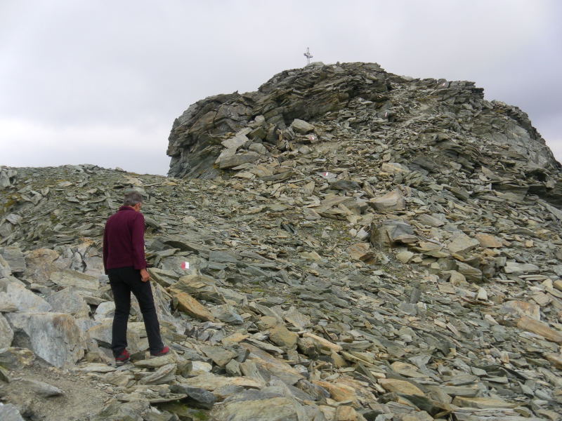 Foto: Wolfgang Lauschensky / Wandertour / Monte delle Forbici 2910m / Gipfelblock / 20.09.2015 13:10:13