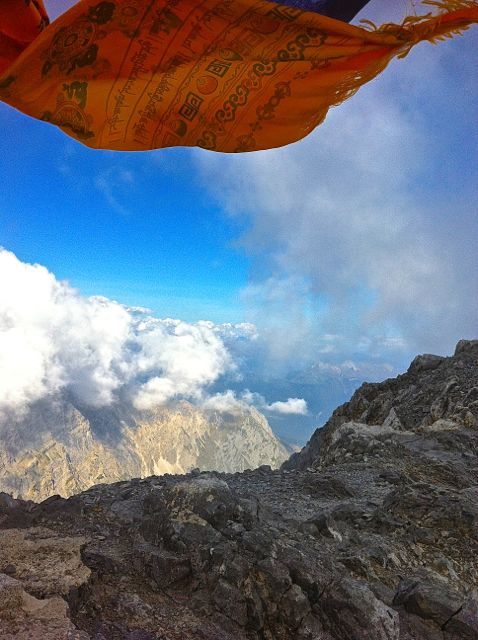 Foto: Walter Ruttinger / Wandertour / Hohe Warte/.at = Monte Coglians/.it Wanderweg / Gipfel mit Himalaya-Touch / 23.09.2015 15:41:03