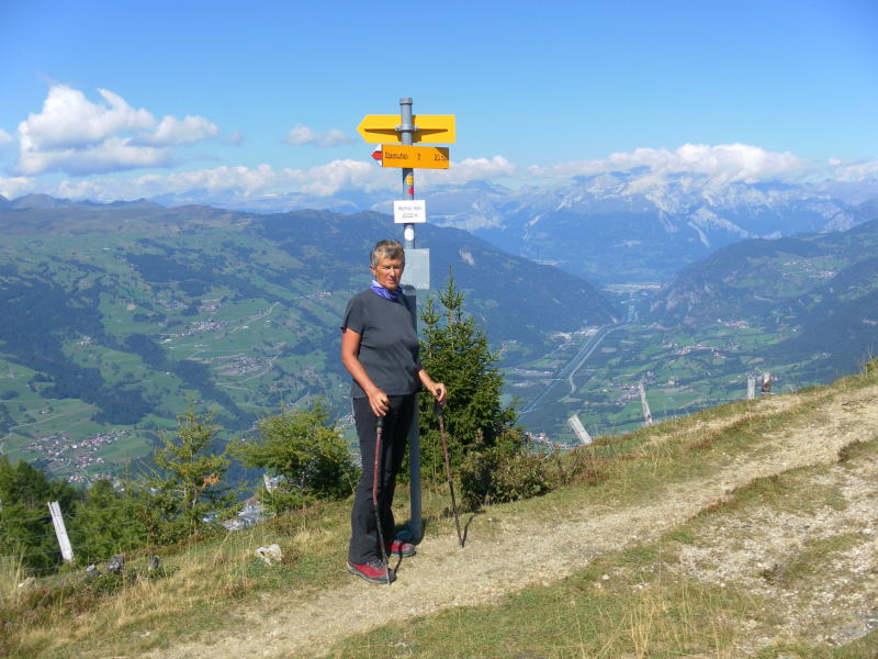 Foto: Wolfgang Lauschensky / Wandertour / Muttner Horn 2401m und Muttner Höhi 2000m / Muttner Höhi und Oberrheintal / 23.09.2015 20:25:03