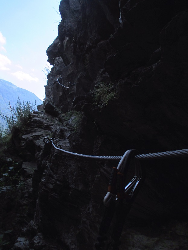Foto: Andreas Koller / Klettersteigtour / Via ferrata Valtournenche (1835m) / Einstieg / 25.09.2015 02:44:50