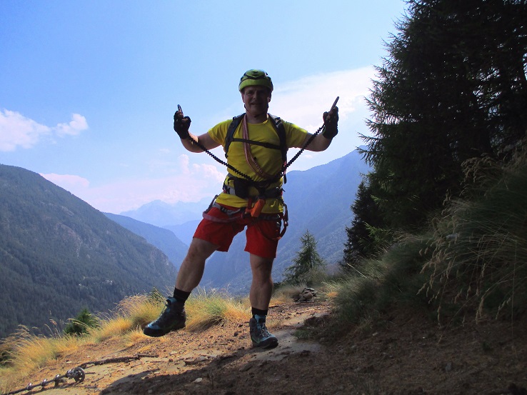 Foto: Andreas Koller / Klettersteigtour / Via ferrata Valtournenche (1835m) / 25.09.2015 02:43:48