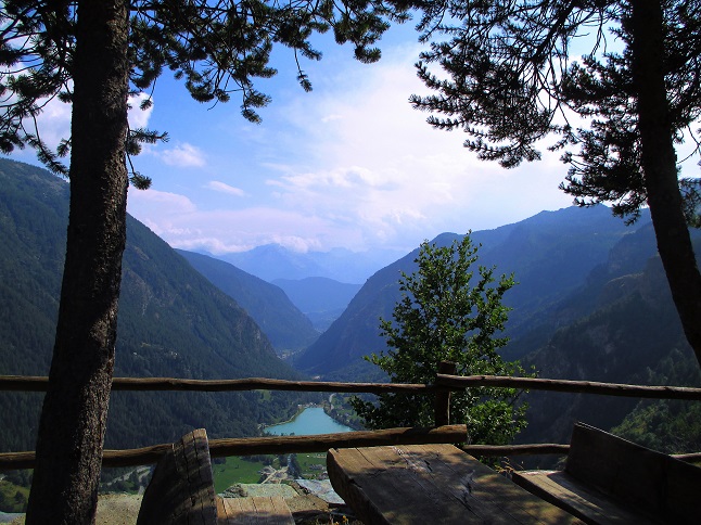 Foto: Andreas Koller / Klettersteigtour / Via ferrata Valtournenche (1835m) / Picknickplatz / 25.09.2015 02:43:16