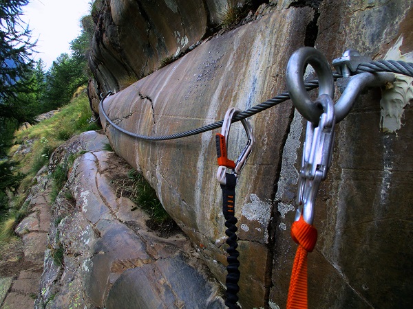 Foto: Andreas Koller / Klettersteigtour / Via ferrata Valtournenche (1835m) / 25.09.2015 02:41:52