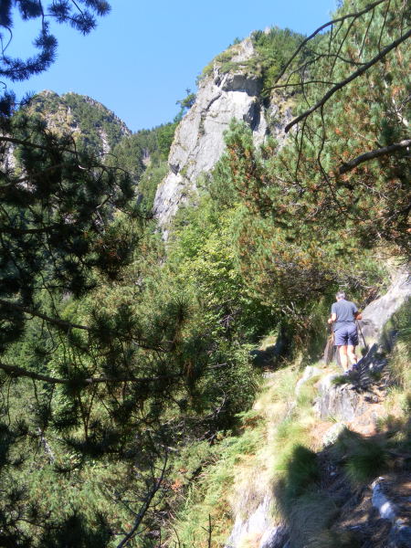 Foto: Wolfgang Lauschensky / Wandertour / Sassariente 1768m Runde von Monti della Motta / im Steilwald / 29.09.2015 23:55:13