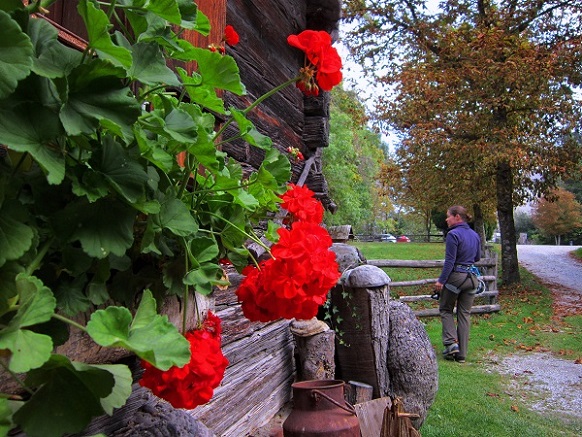 Foto: Andreas Koller / Klettersteigtour / Burgfels Klettersteig Strechau (835m) / 07.10.2015 01:21:13
