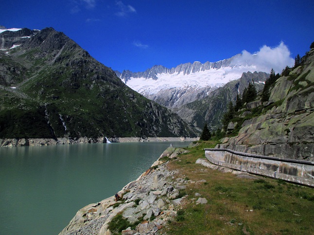 Foto: Andreas Koller / Klettersteigtour / Bergsee-Klettersteig Krokodil (2527m) / Göscheneralpsee / 18.10.2015 04:09:15