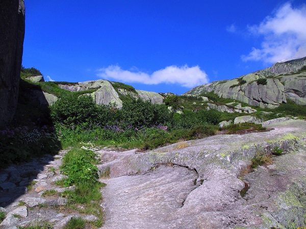 Foto: Andreas Koller / Klettersteigtour / Bergsee-Klettersteig Krokodil (2527m) / 18.10.2015 04:08:15