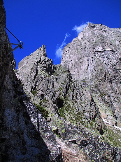 Foto: Andreas Koller / Klettersteigtour / Bergsee-Klettersteig Krokodil (2527m) / 18.10.2015 04:02:13