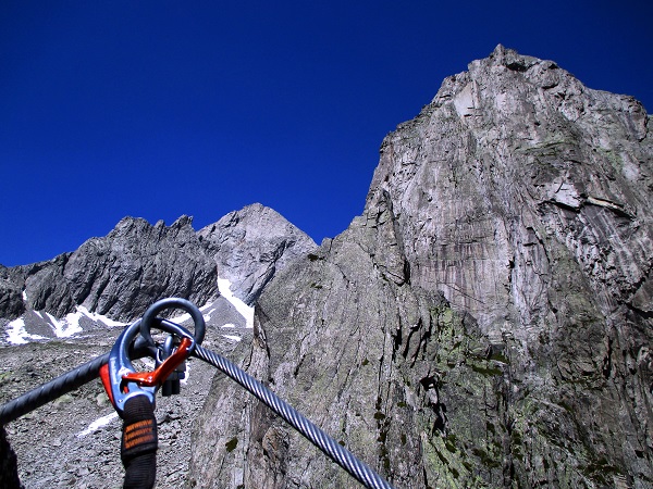 Foto: Andreas Koller / Klettersteigtour / Bergsee-Klettersteig Krokodil (2527m) / 18.10.2015 04:01:38