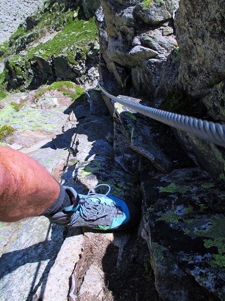 Foto: Andreas Koller / Klettersteigtour / Bergsee-Klettersteig Krokodil (2527m) / 18.10.2015 04:00:17