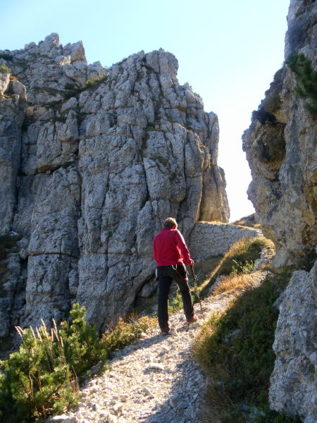 Foto: Wolfgang Lauschensky / Klettersteigtour / Monte Cornetto 1899m über Vajo Stretto / CAI 175 / 01.11.2015 19:18:11