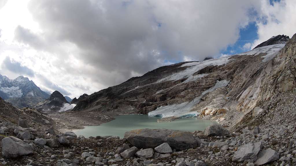 Foto: Datzi / Wandertour / Von der Rudolfshütte auf das Hohe Fürleg / Blick zurück beim Anstieg zum Fürleg / 15.11.2015 13:07:04