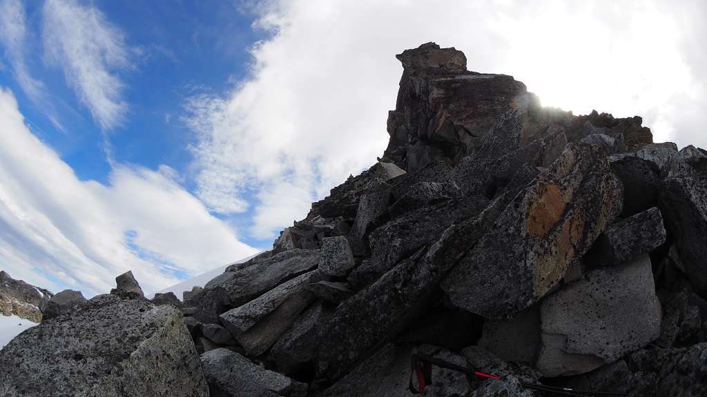 Foto: Datzi / Wandertour / Von der Rudolfshütte auf das Hohe Fürleg / Am Beginn der Blockfelskletterei / 15.11.2015 13:08:02