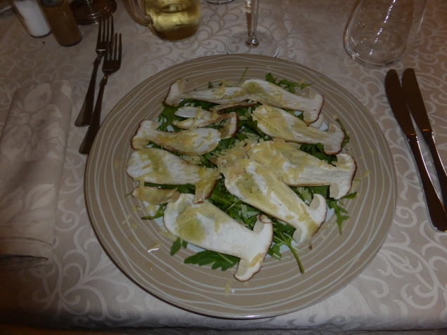 Foto: Manfred Karl / Wandertour / Monte Sabotino, 609 m / Carpaccio di porcini / 12.12.2015 18:46:27