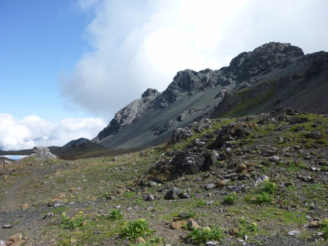 Foto: Manfred Karl / Wandertour / Vom Weissfluhjoch zum Grünhorn / Am Weg in die Parsennfurgga / 13.12.2015 19:16:57