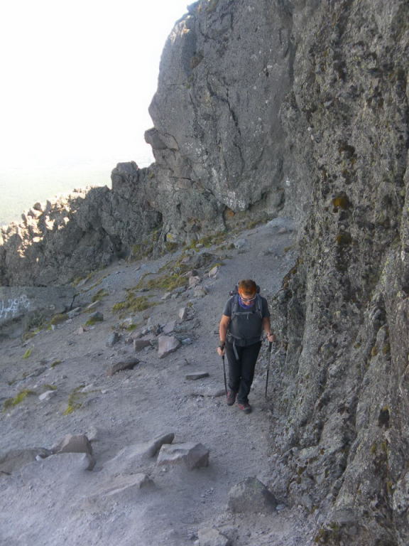 Foto: Wolfgang Lauschensky / Wandertour / Malinche oder Malintzin 4461m / Umgehung der Felsbarriere / 21.12.2015 00:11:20