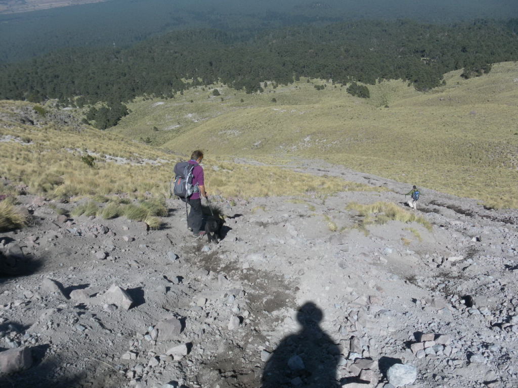 Foto: Wolfgang Lauschensky / Wandertour / Malinche oder Malintzin 4461m / Geröllabfahrt / 20.12.2015 23:35:14