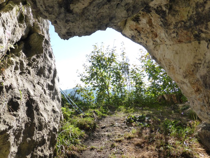 Foto: Manfred Karl / Wandertour / Von der Lurnwiese auf die Lindaumauer / Höhleneingang / 27.01.2016 22:39:48